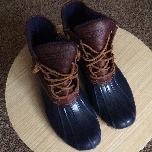 poshmark sperry duck boots